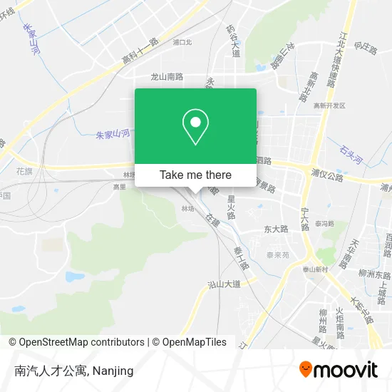 南汽人才公寓 map