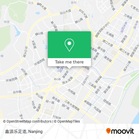鑫源乐足道 map