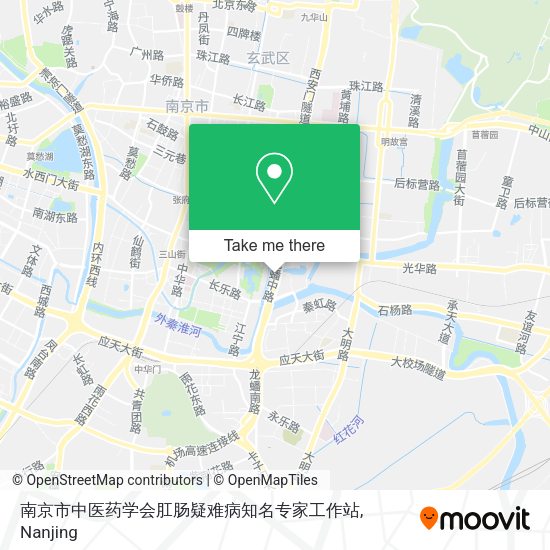 南京市中医药学会肛肠疑难病知名专家工作站 map