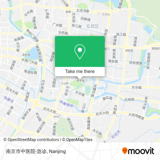 南京市中医院-急诊 map