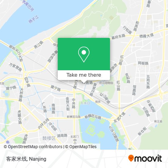 客家米线 map