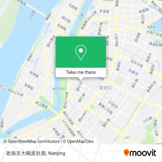 老南京大碗皮肚面 map
