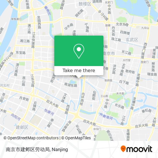 南京市建邺区劳动局 map