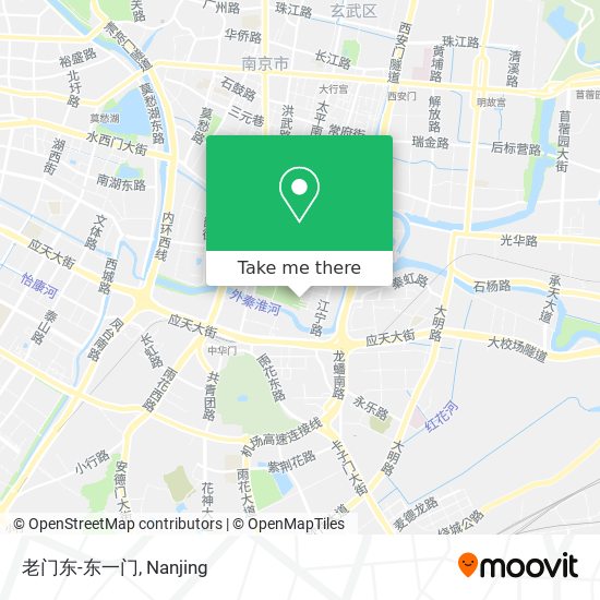 老门东-东一门 map