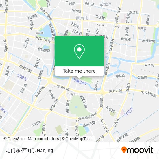 老门东-西1门 map