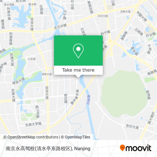 南京永高驾校(清水亭东路校区) map
