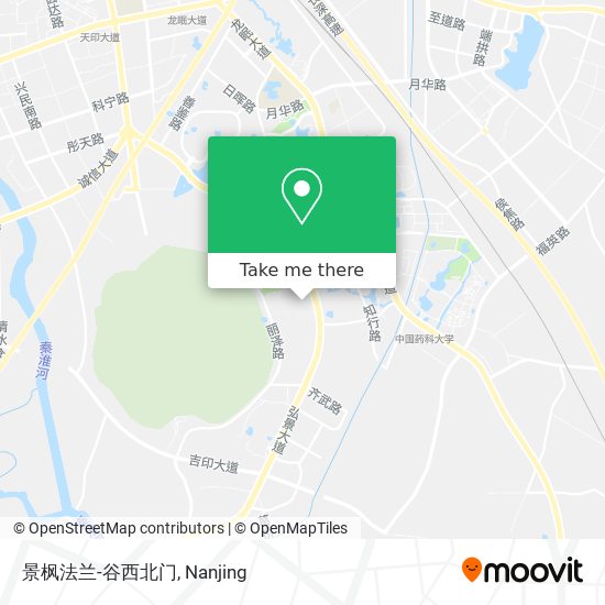 景枫法兰-谷西北门 map