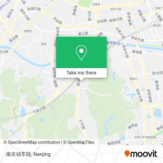 南京动车段 map