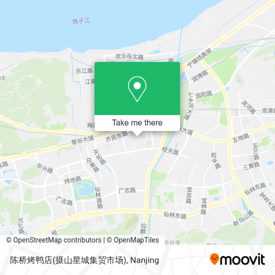 陈桥烤鸭店(摄山星城集贸市场) map