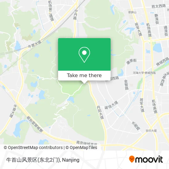 牛首山风景区(东北2门) map