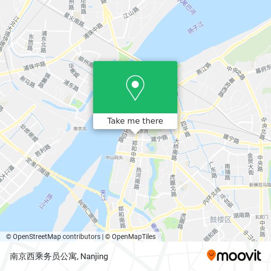南京西乘务员公寓 map