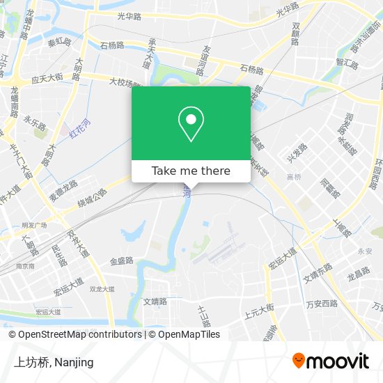 上坊桥 map