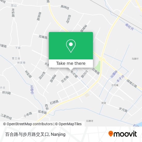 百合路与步月路交叉口 map