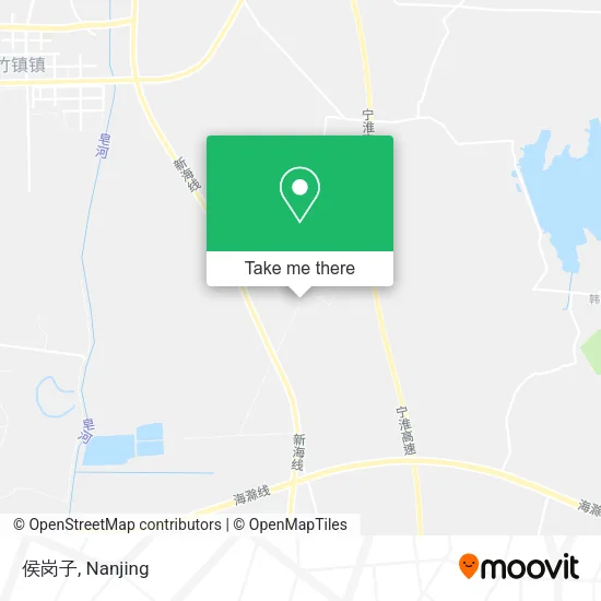侯岗子 map