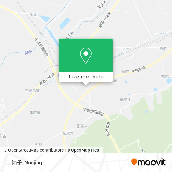 二岗子 map