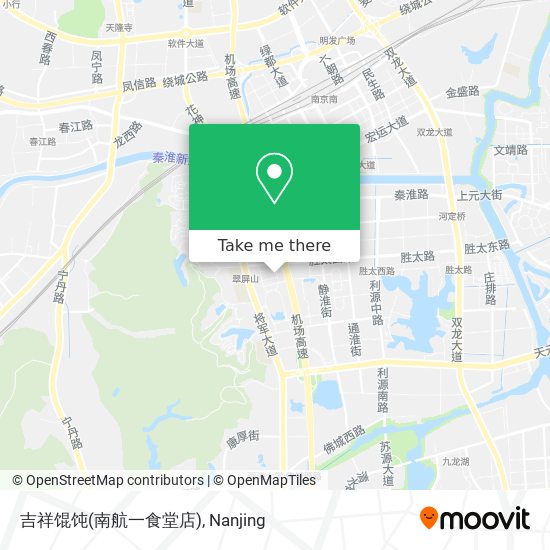 吉祥馄饨(南航一食堂店) map