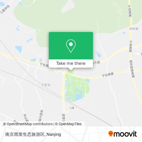 南京雨发生态旅游区 map