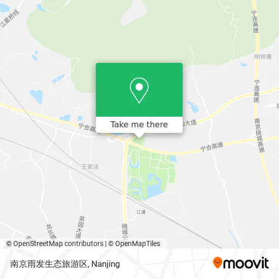 南京雨发生态旅游区 map