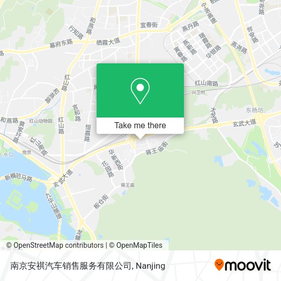 南京安祺汽车销售服务有限公司 map