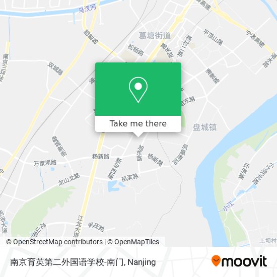 南京育英第二外国语学校-南门 map