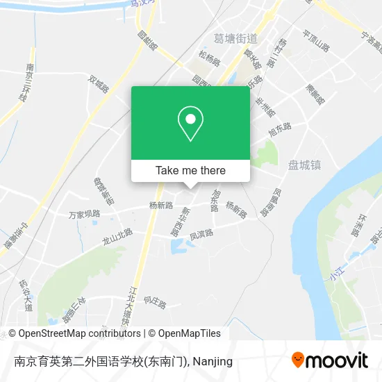 南京育英第二外国语学校(东南门) map