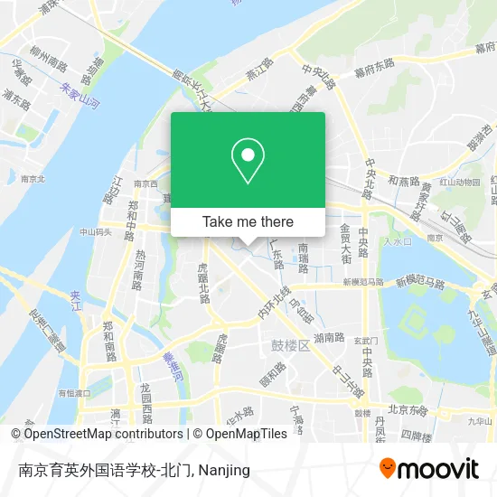 南京育英外国语学校-北门 map