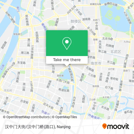 汉中门大街/汉中门桥(路口) map