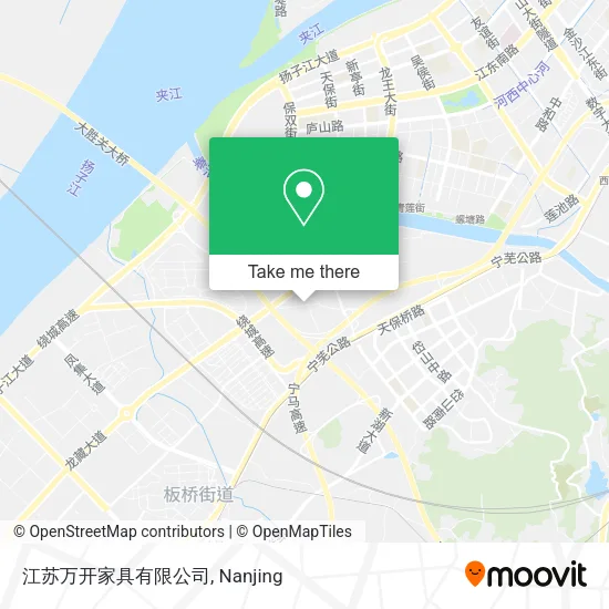 江苏万开家具有限公司 map