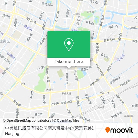 中兴通讯股份有限公司南京研发中心(紫荆花路) map