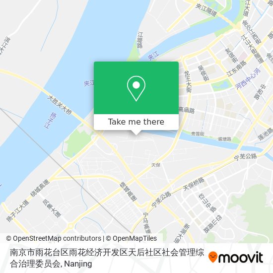南京市雨花台区雨花经济开发区天后社区社会管理综合治理委员会 map