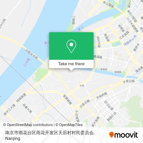 南京市雨花台区雨花开发区天后村村民委员会 map