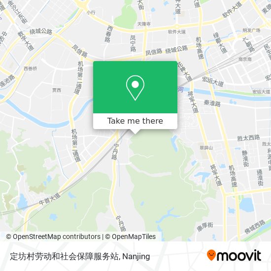 定坊村劳动和社会保障服务站 map