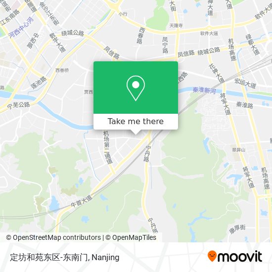 定坊和苑东区-东南门 map