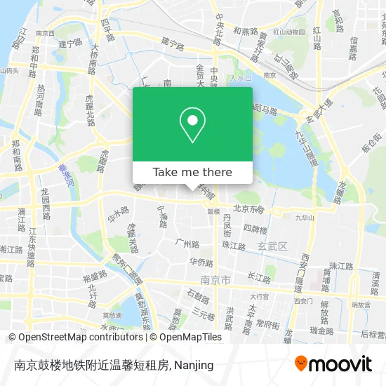 南京鼓楼地铁附近温馨短租房 map
