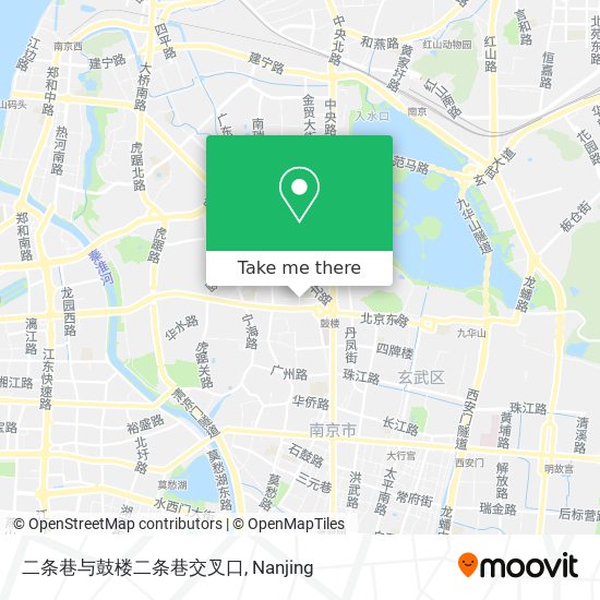 二条巷与鼓楼二条巷交叉口 map