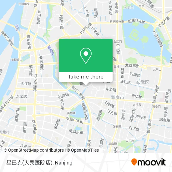 星巴克(人民医院店) map
