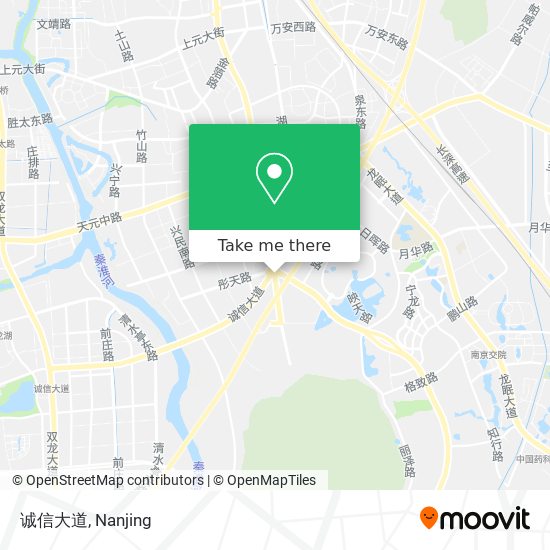 诚信大道 map