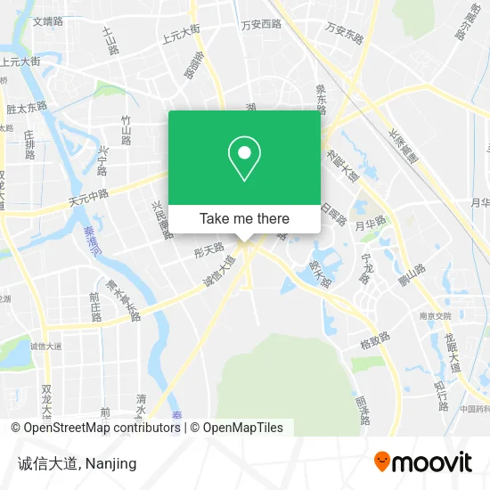 诚信大道 map