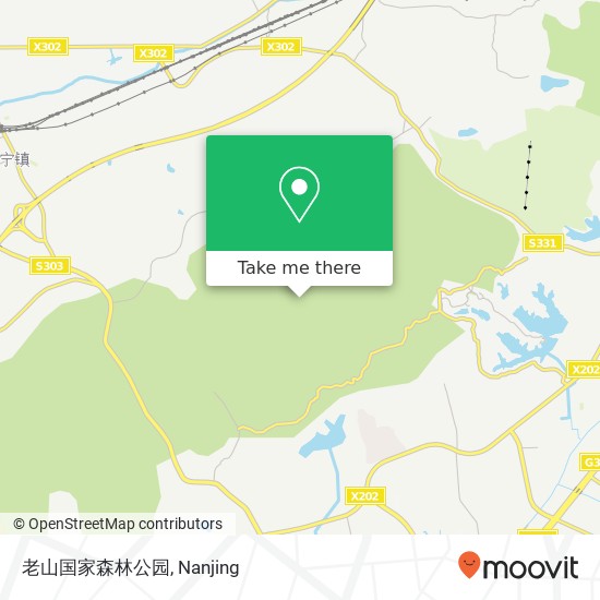老山国家森林公园 map