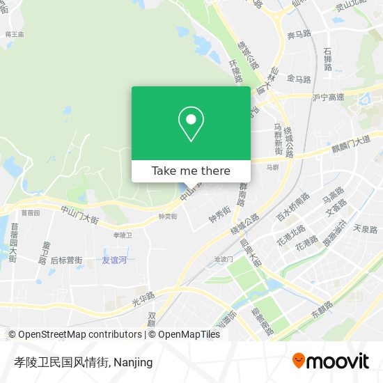 孝陵卫民国风情街 map