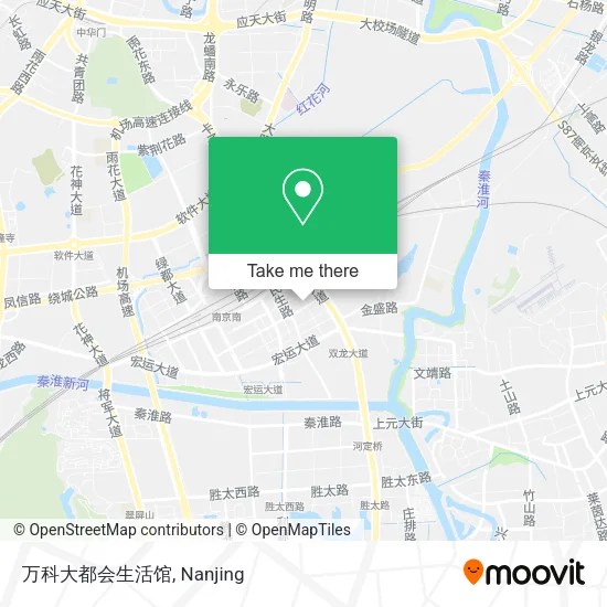 万科大都会生活馆 map