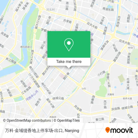 万科·金域缇香地上停车场-出口 map
