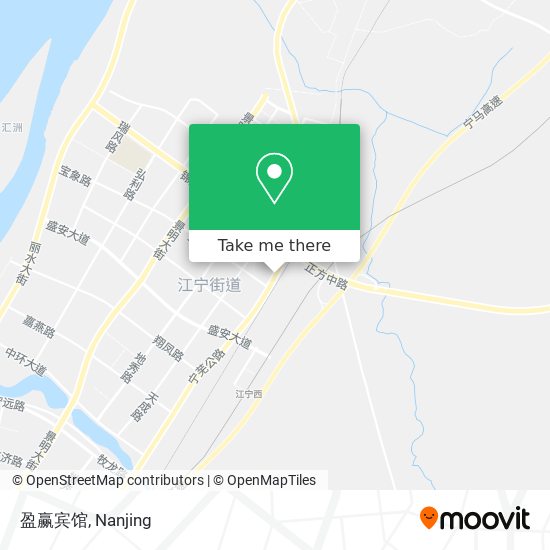 盈赢宾馆 map