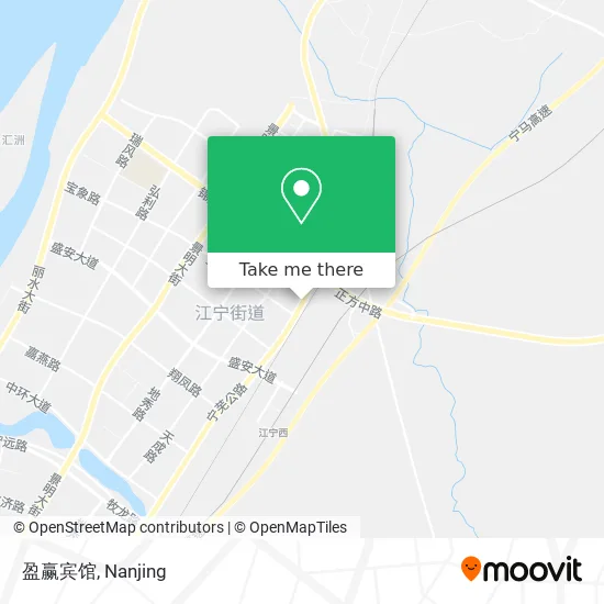 盈赢宾馆 map