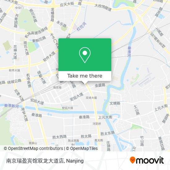 南京瑞盈宾馆双龙大道店 map