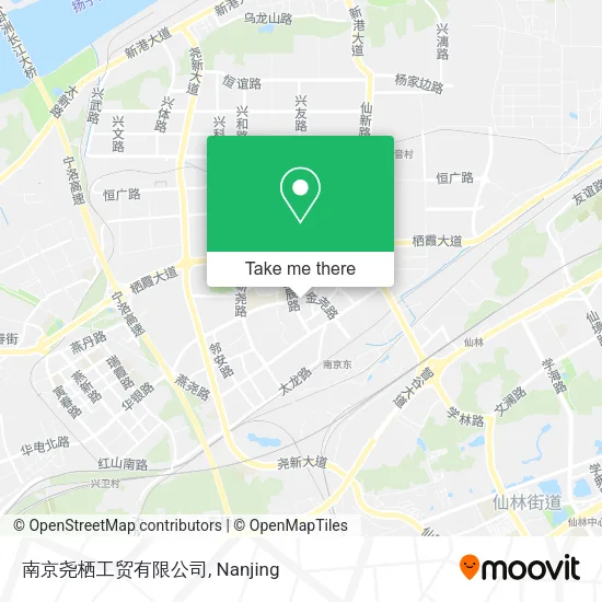 南京尧栖工贸有限公司 map