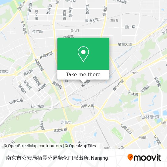 南京市公安局栖霞分局尧化门派出所 map