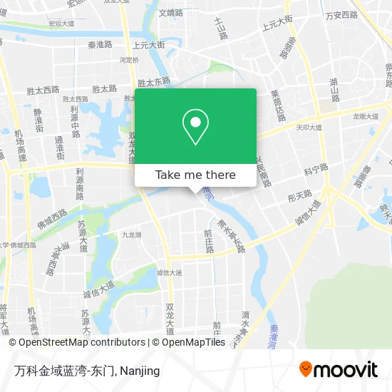 万科金域蓝湾-东门 map
