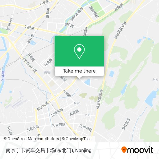 南京宁卡货车交易市场(东北门) map