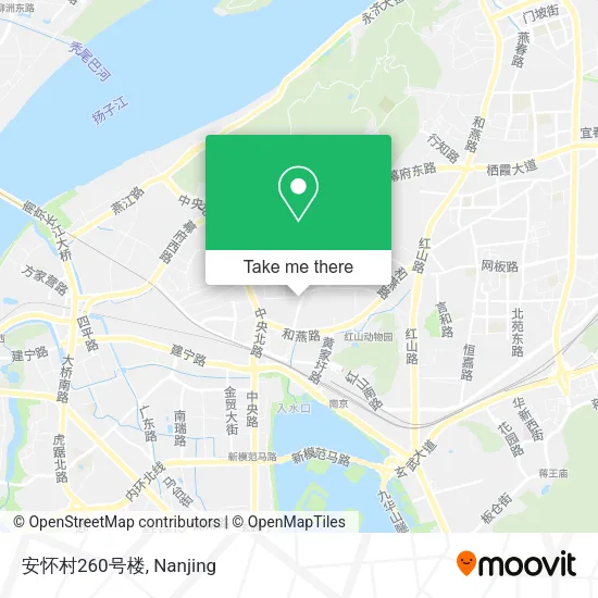 安怀村260号楼 map